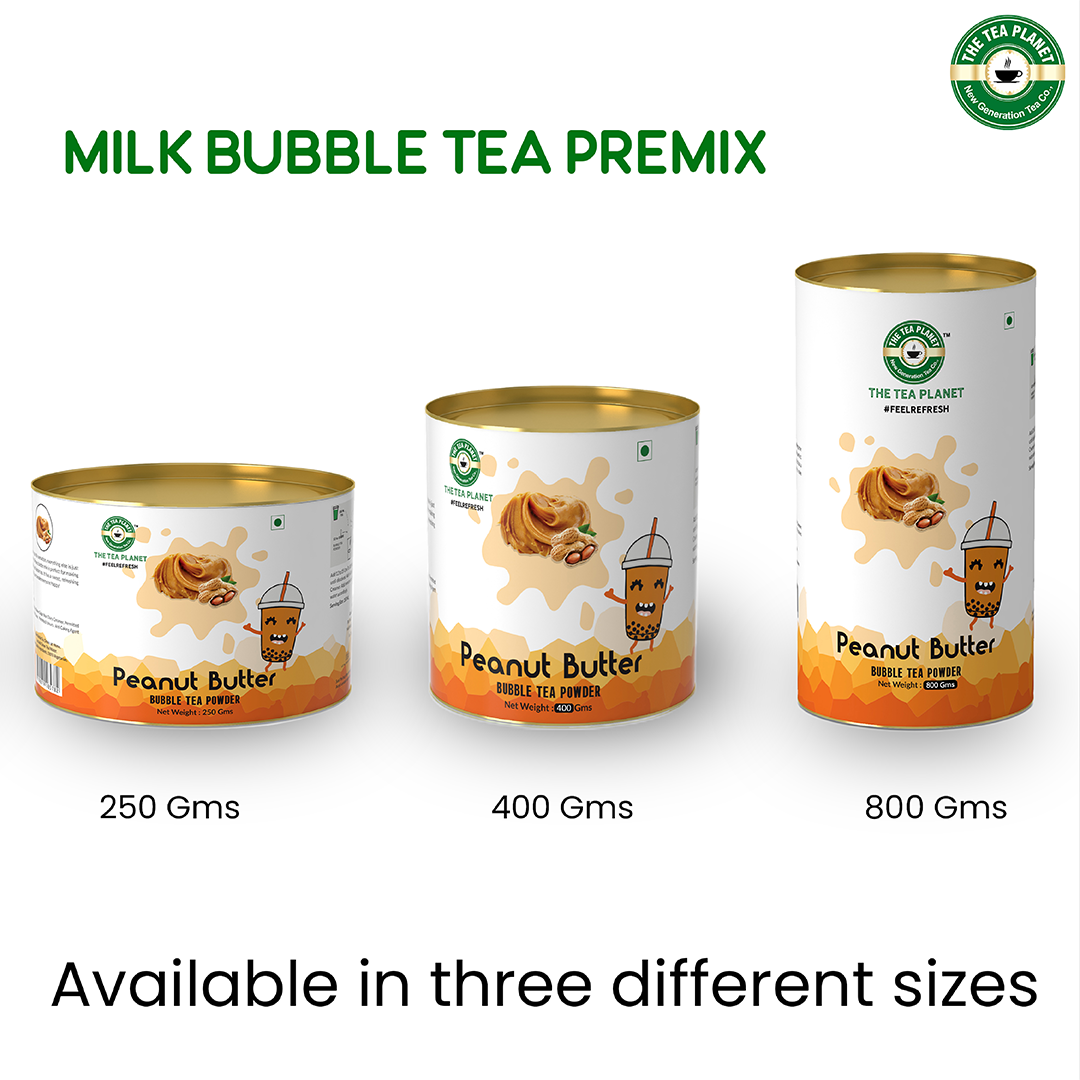 Peanut Butter Bubble Tea Premix - 400 gms