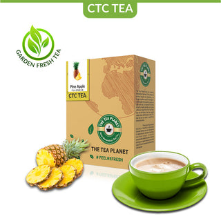 Pine Apple Flavored CTC Tea - 400 gms