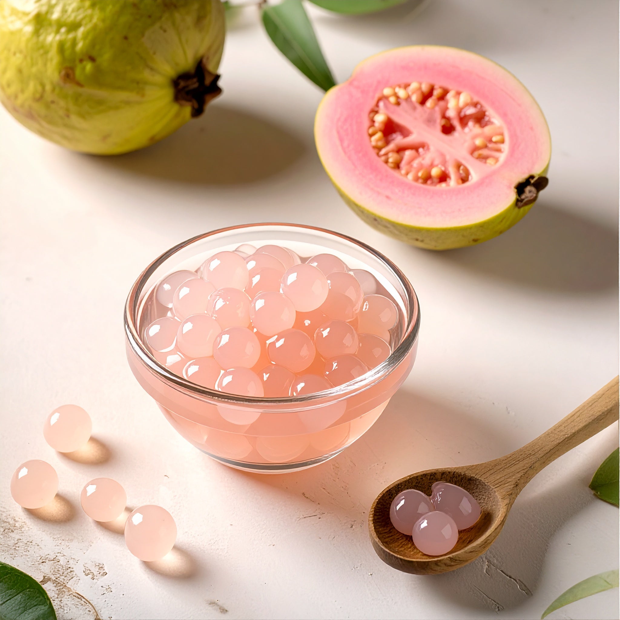 Pink Guava Popping Boba - 400 gms