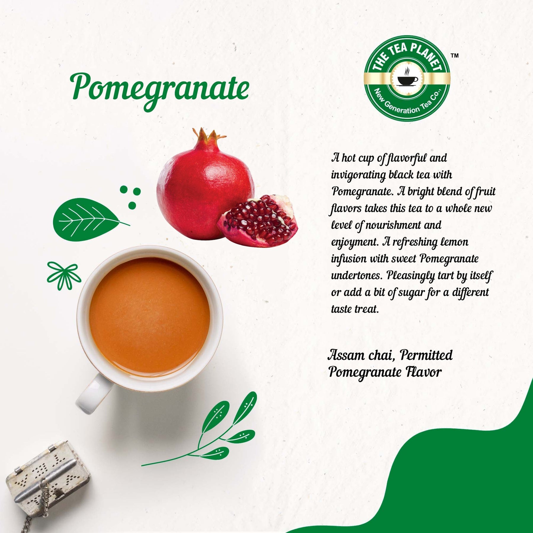 Pomonegranate Flavored CTC Tea 3