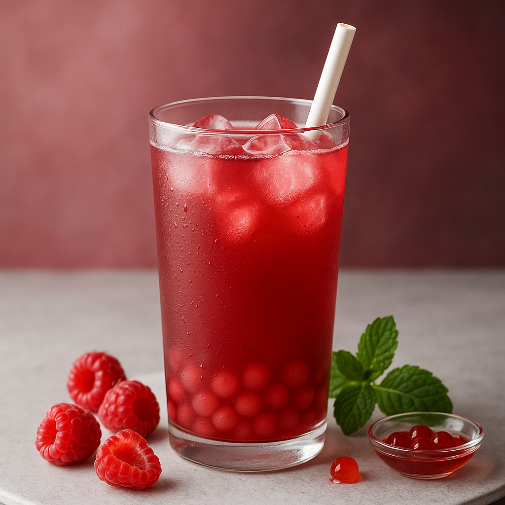 Raspberry Fruit Bubble Tea Premix - 1Kg