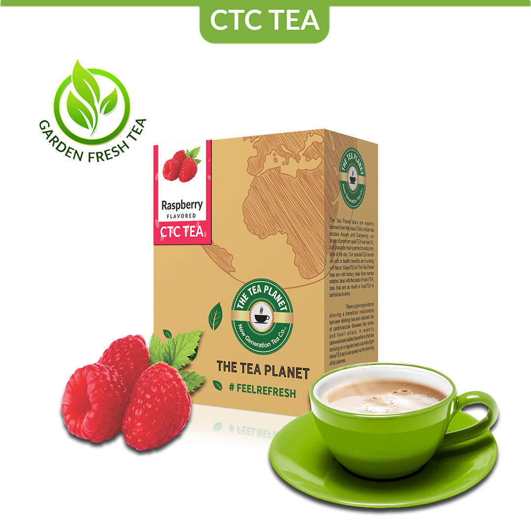 Raspberry Flavored CTC Tea - 200 gms