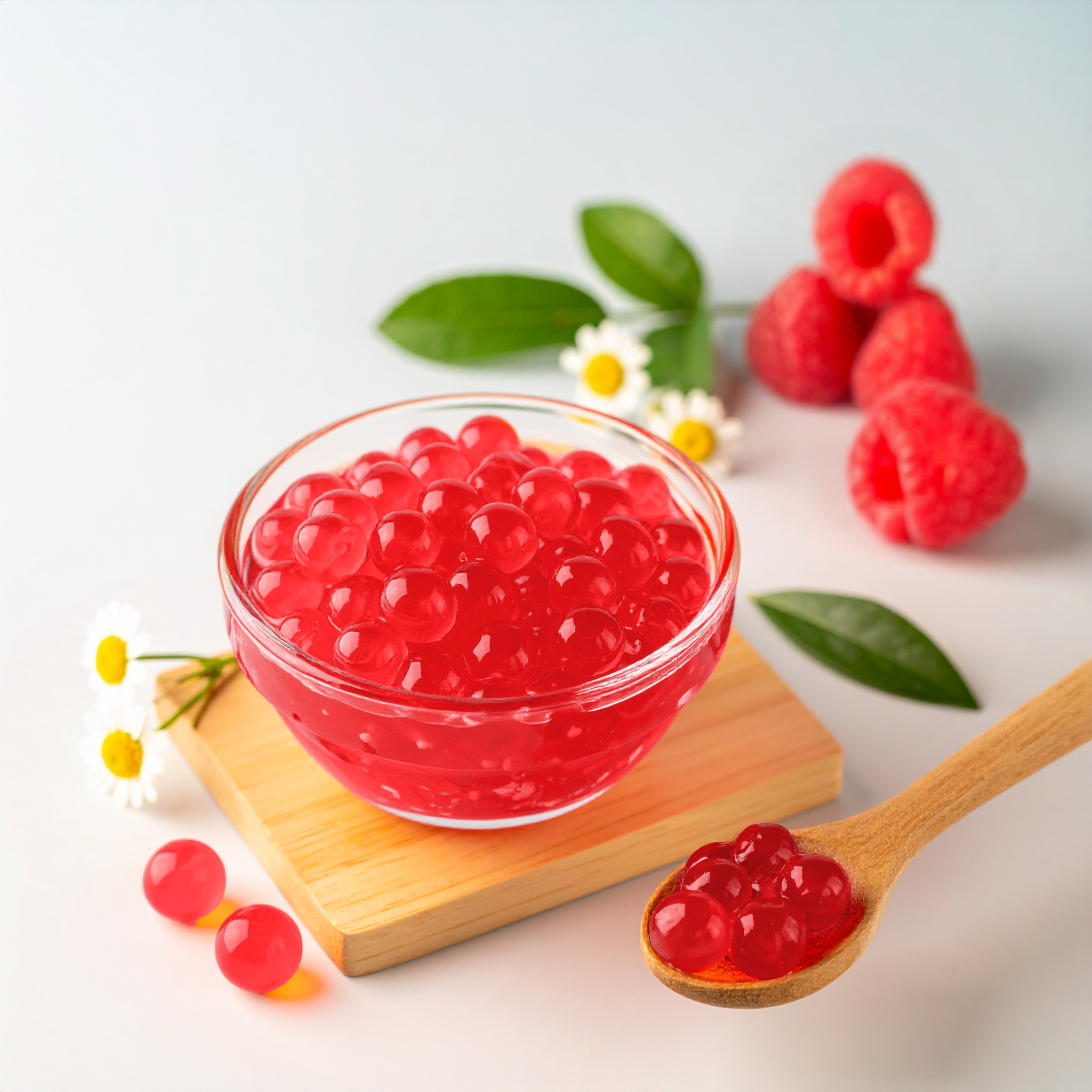 Raspberry Popping Boba - 400 gms