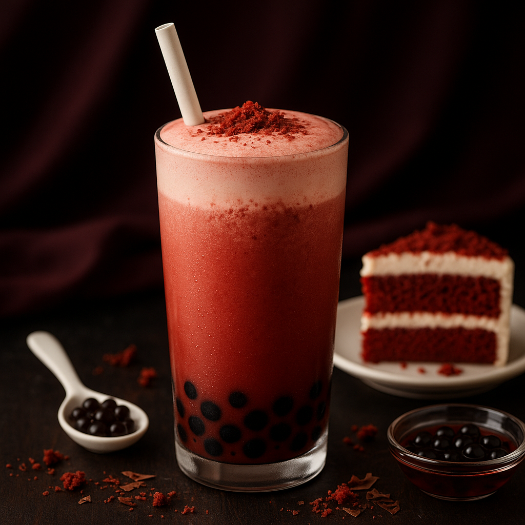 Red Velvet Bubble Tea Premix - 1kg