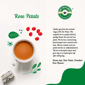 Rose Flavored CTC Tea - 200 gms