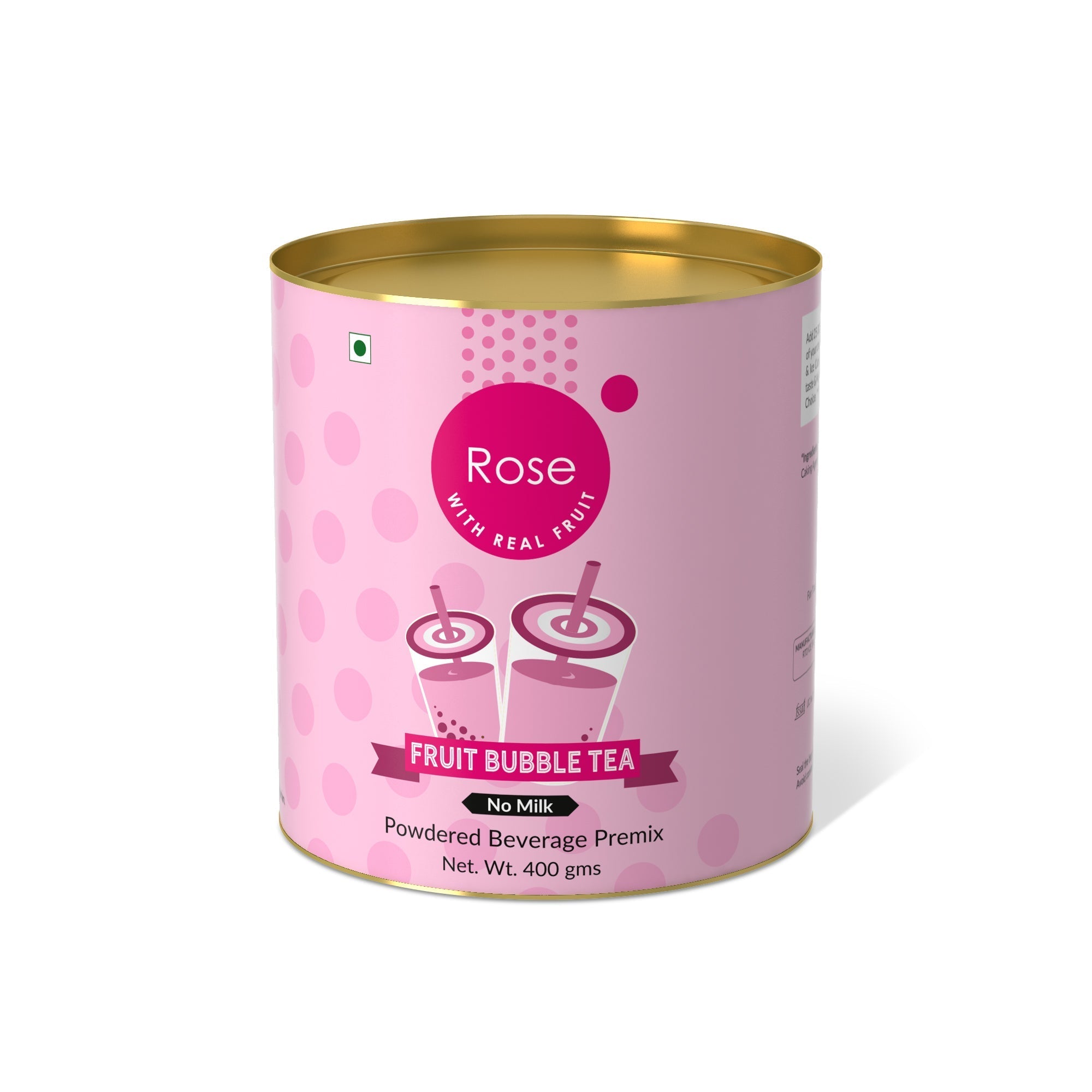 Rose Flower Fruit Bubble Tea Premix - 400 gms