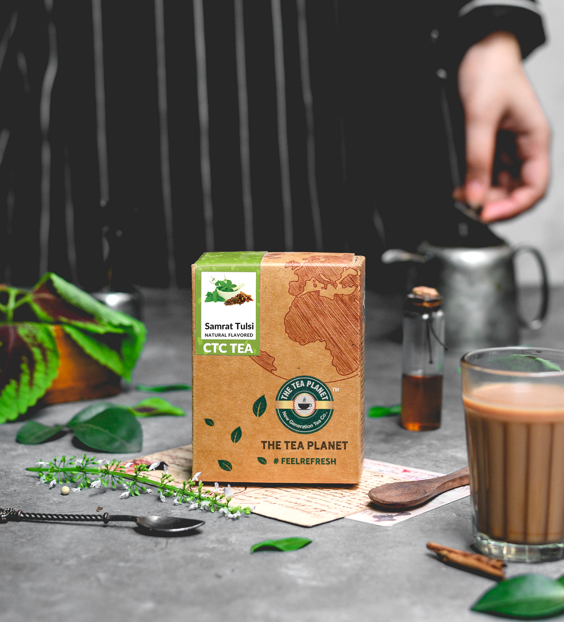 Samrat Tulsi Flavored CTC Tea5