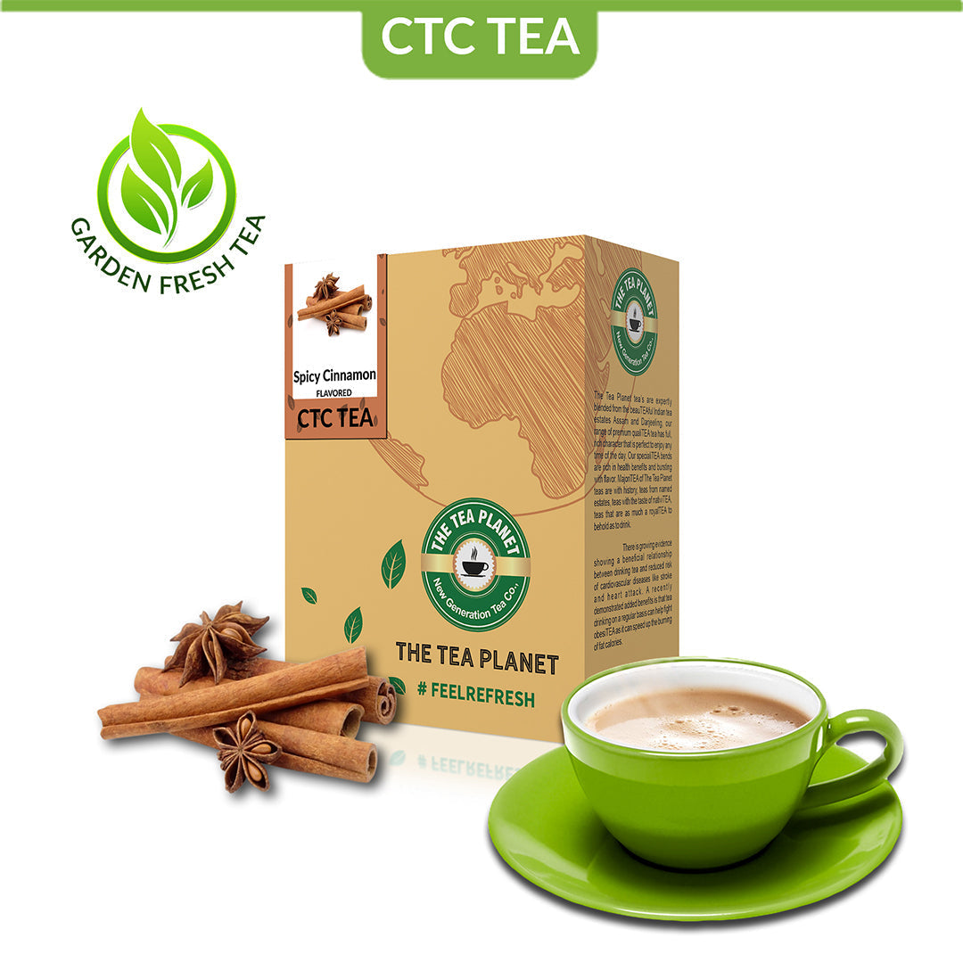 Spicy Cinnamon Flavored CTC Tea - 400 gms