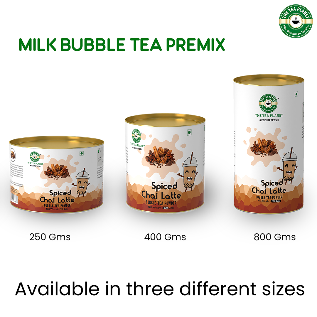 Spiced Chai Latte Bubble Tea Premix - 400 gms