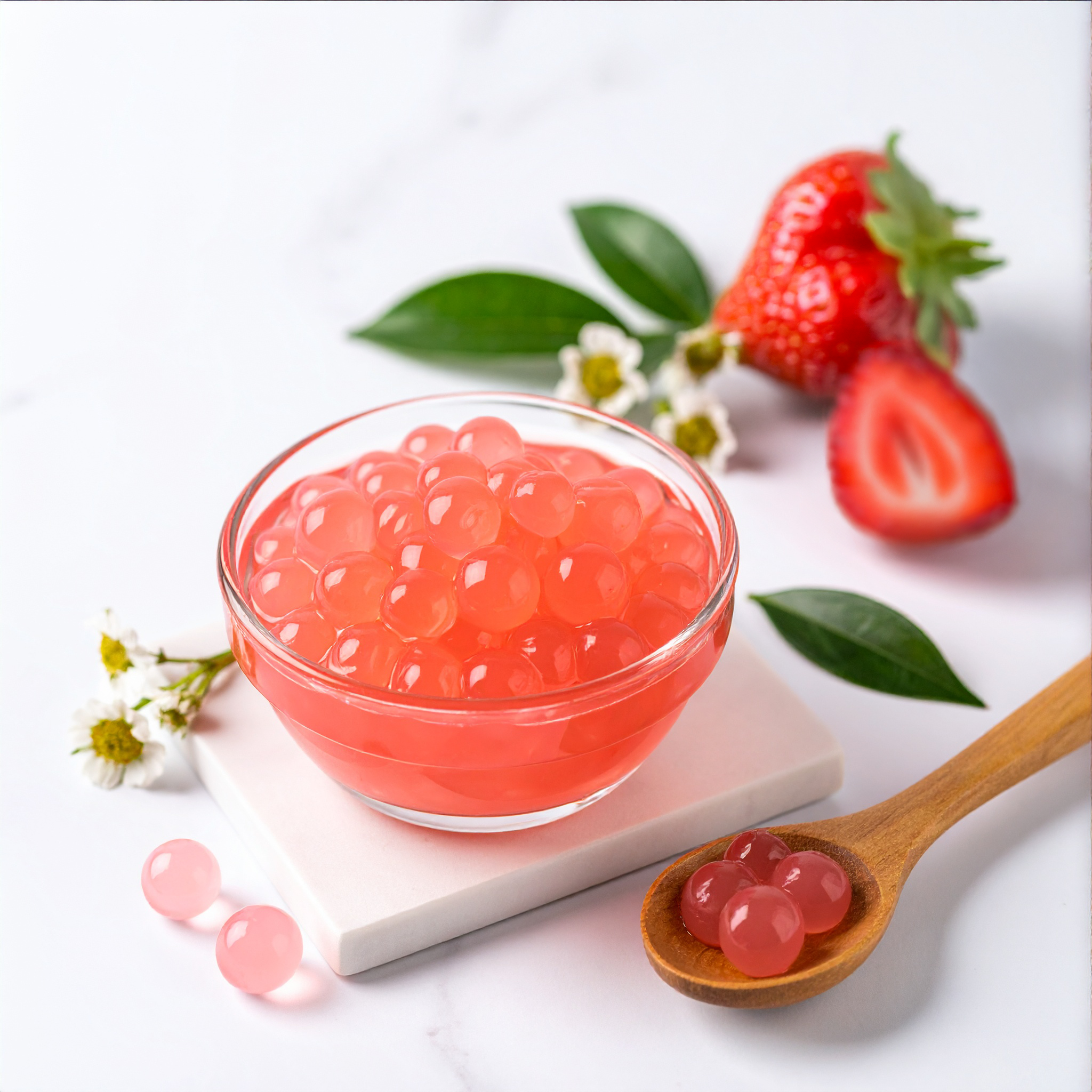 Strawberry Popping Boba - 2 kg