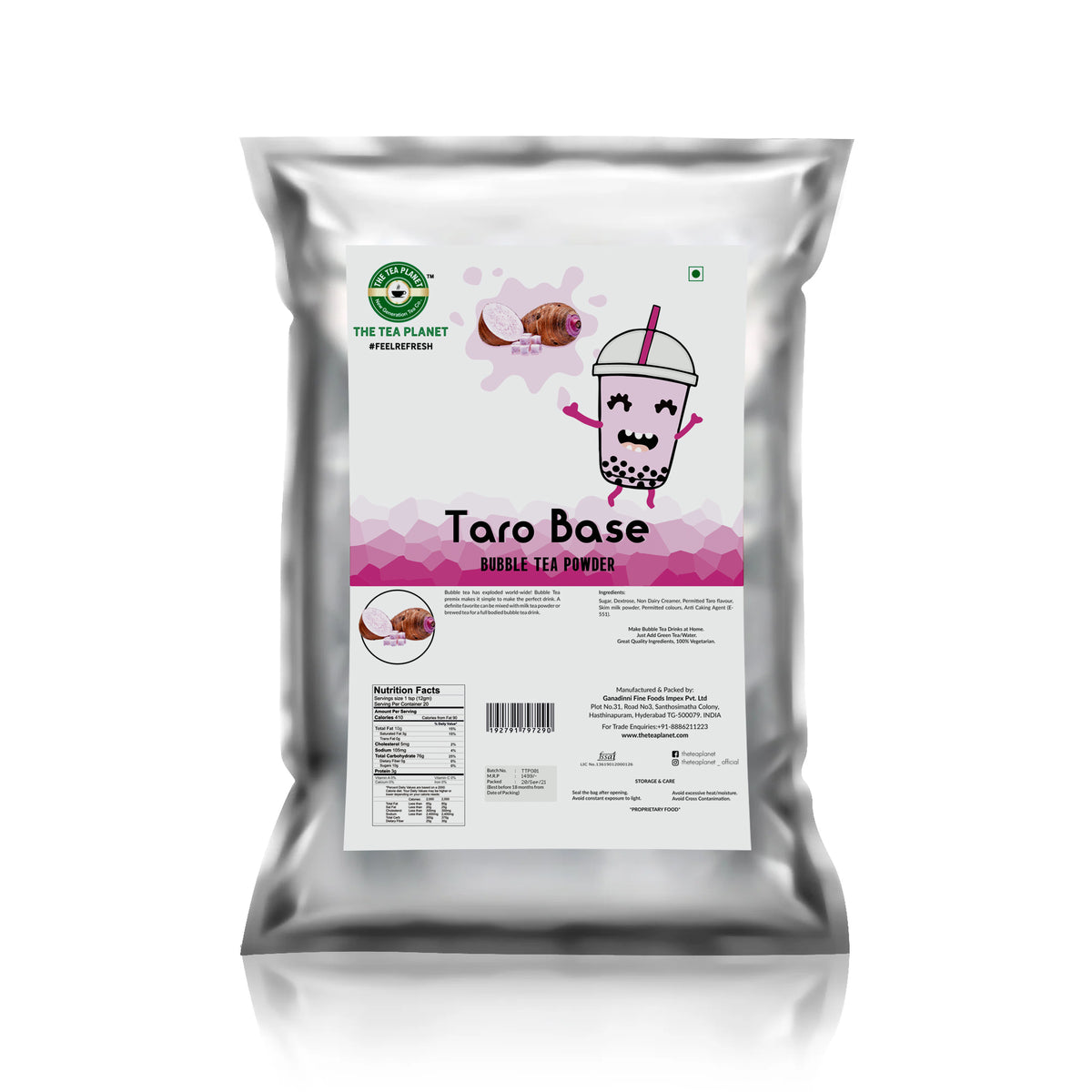Taro Base Bubble Tea Premix - 1kg