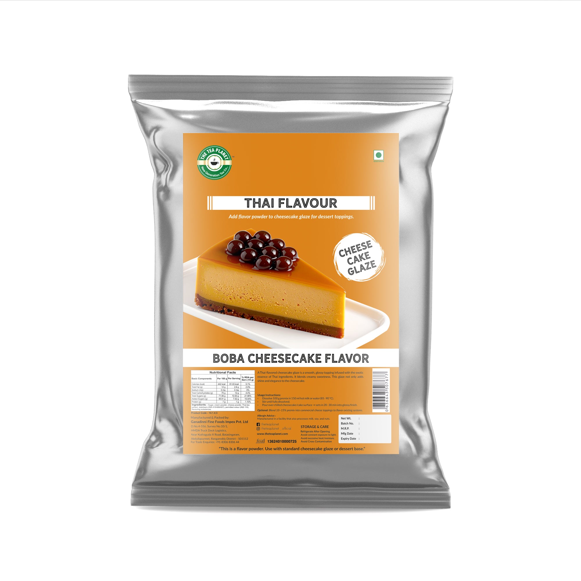 Thai Flavor – Boba Cheesecake Glaze