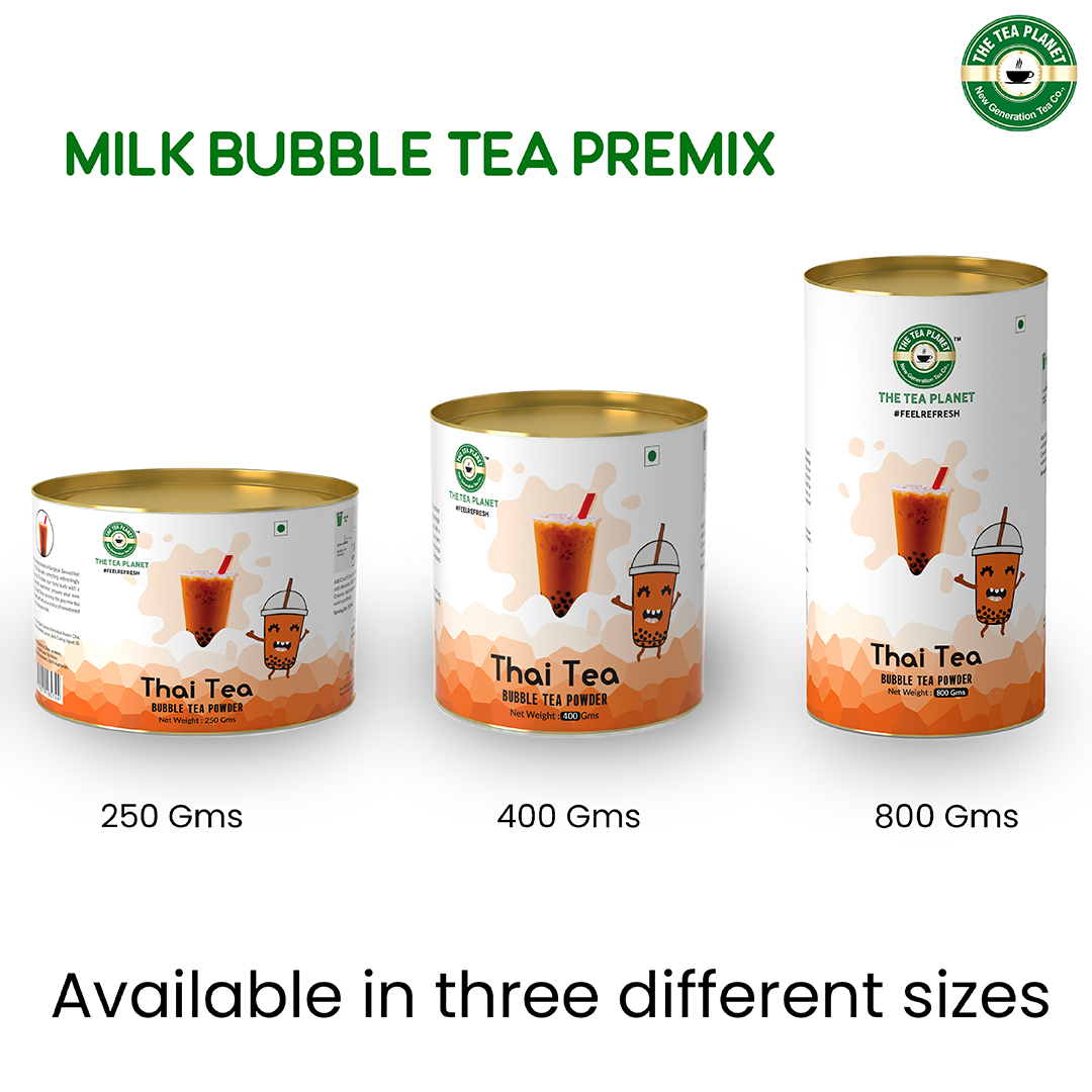 Thai Tea Bubble Tea Premix - 400 gms