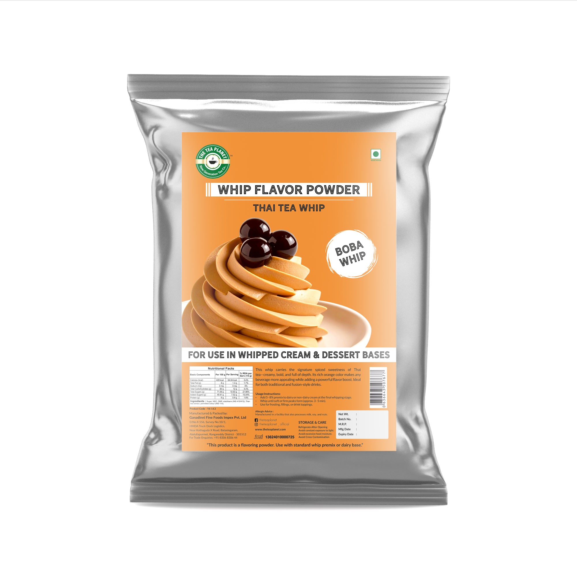 Thai Tea Whip – Whip Flavor Powder