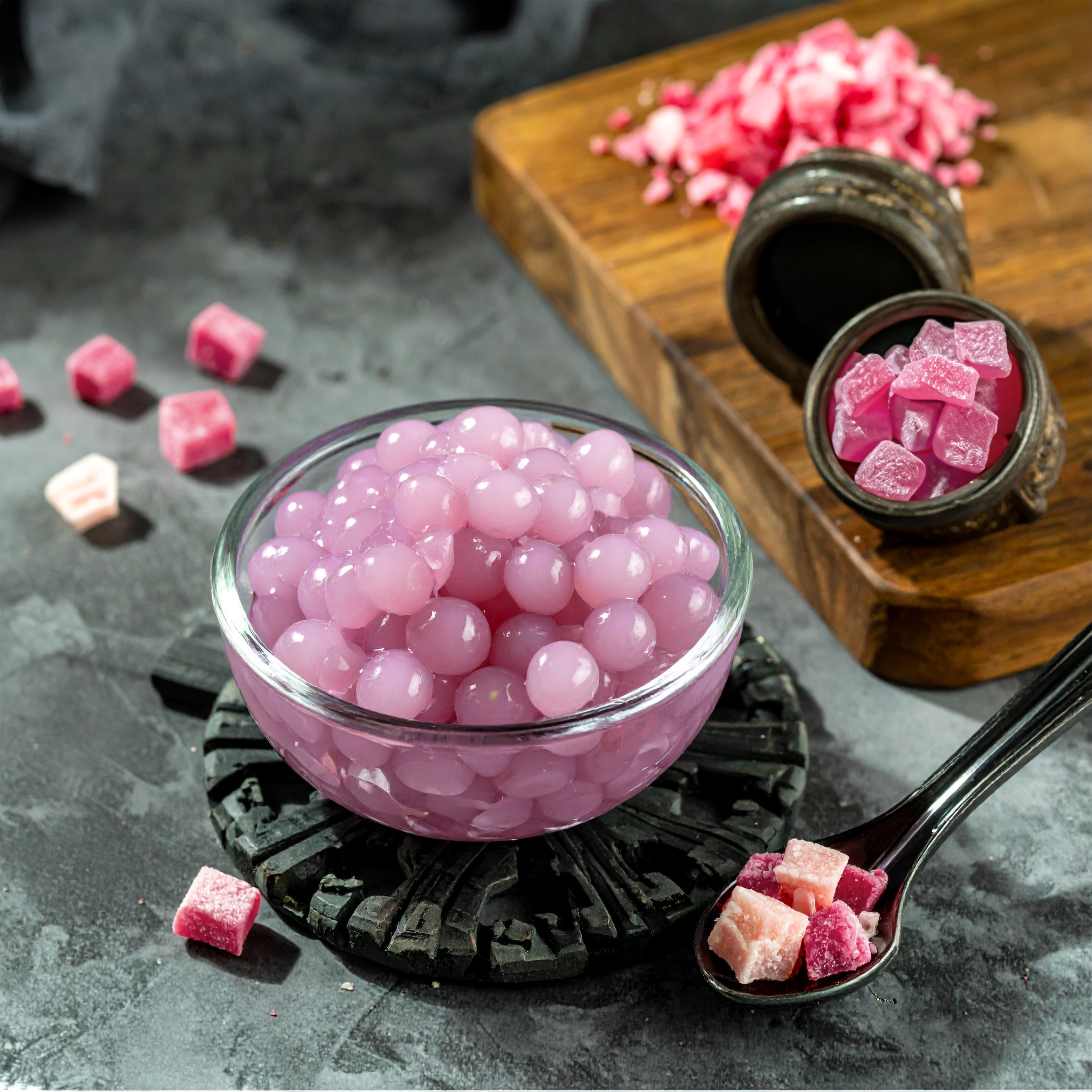 Tutti Fruity Tapioca Pearls - 500 gms