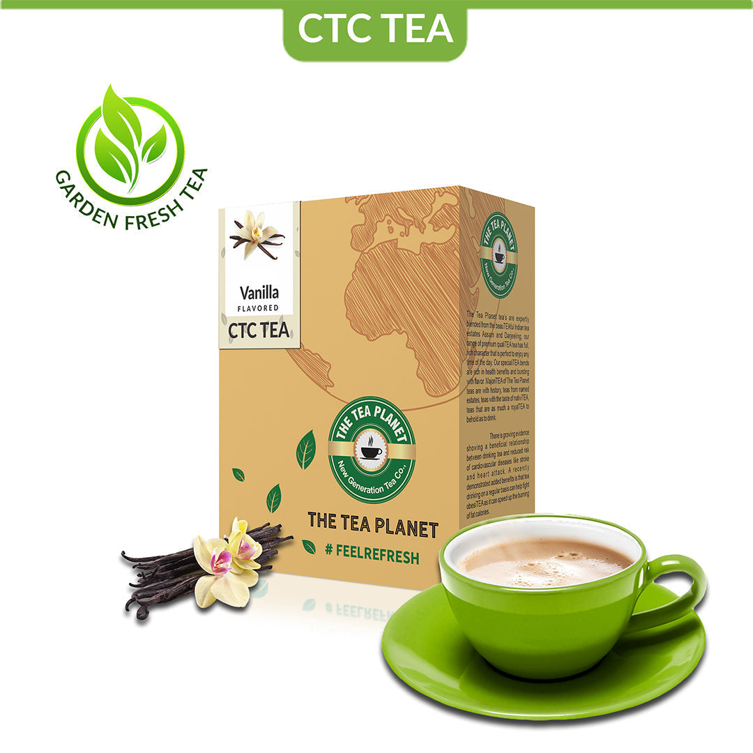 Vanilla Flavored CTC Tea - 400 gms