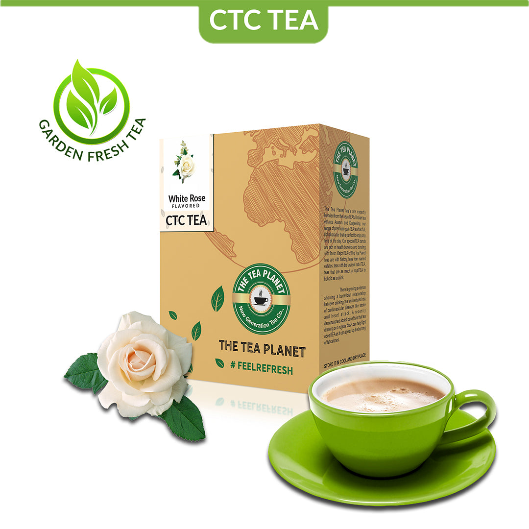 White Rose Flavored CTC Tea - 200 gms