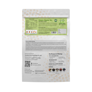 Green Apple Sin Fruit Bubble Tea Premix - 1 Kg