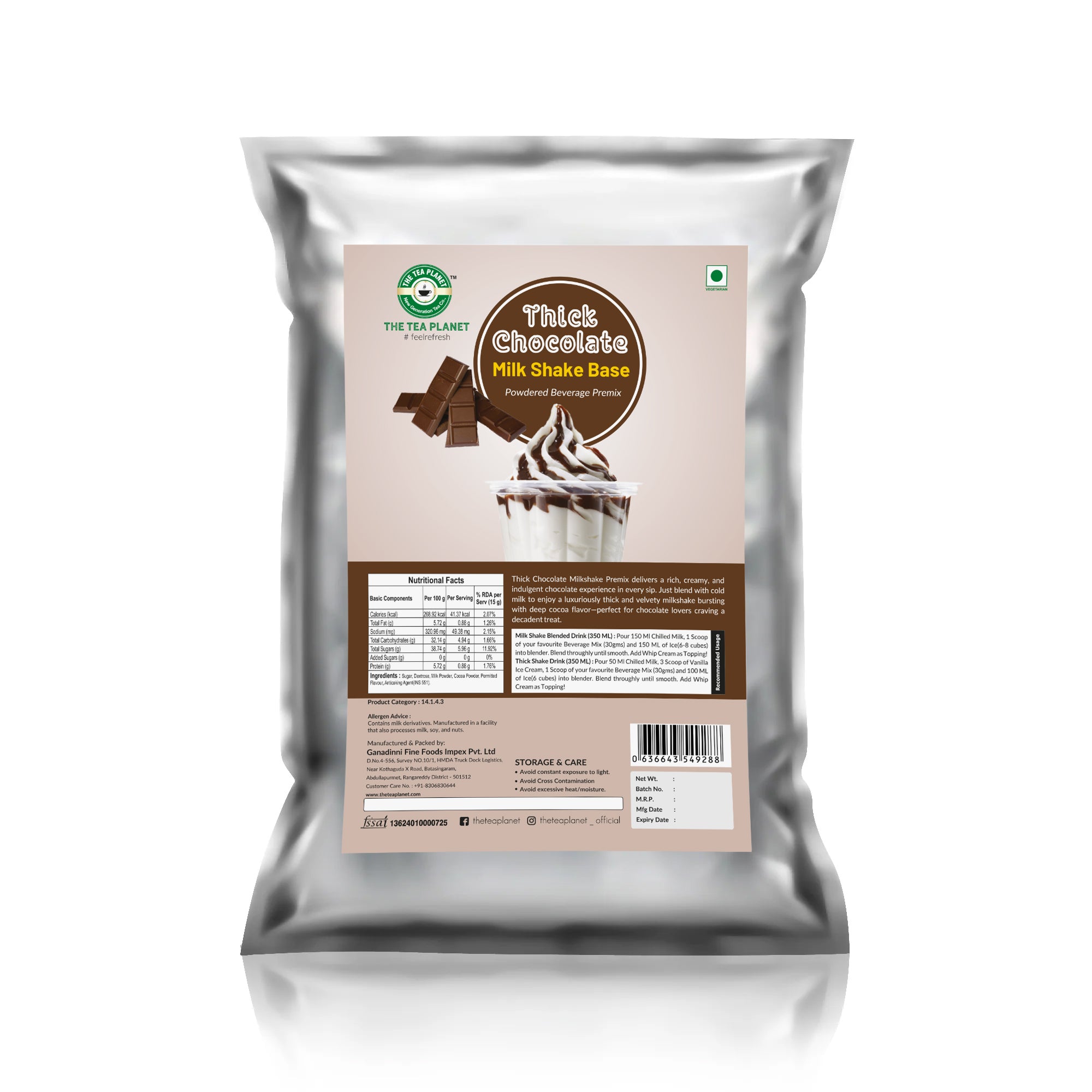 新品タグつき✨milk shakeカットソー Thick Chocolate Milkshake Mix - 1kg – The Tea Planet
