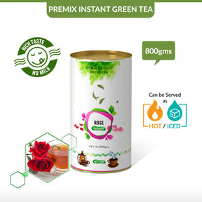 Rose Flavored Instant Green Tea - 250 gms