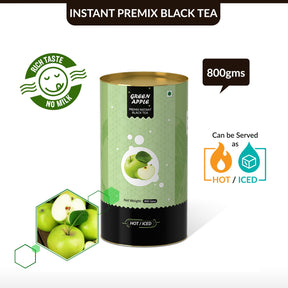 Green Apple Flavored Instant Black Tea - 250 gms