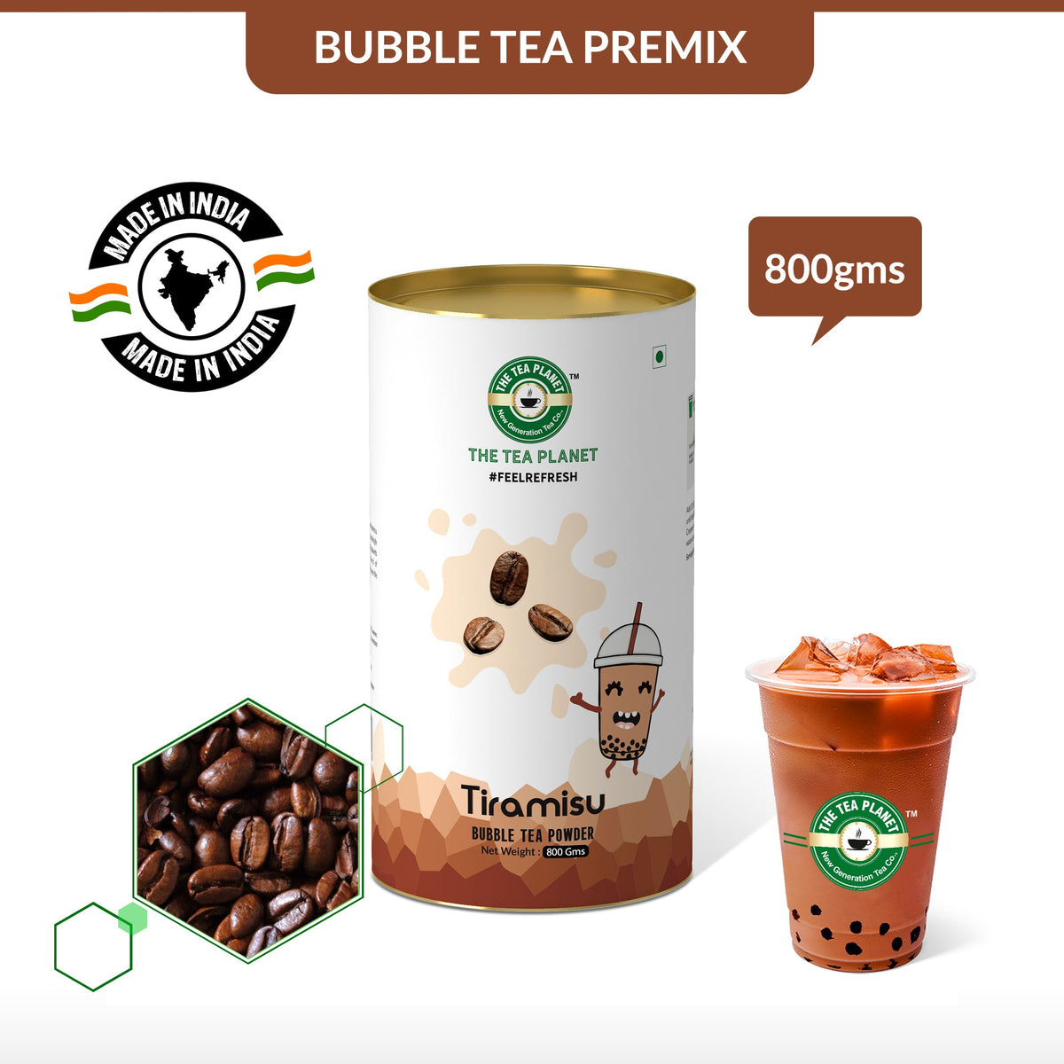 Tiramisu Bubble Tea Premix