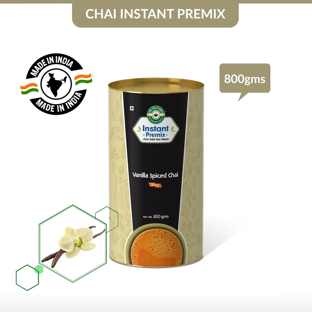 Vanilla Spiced Chai Premix (3 in 1)