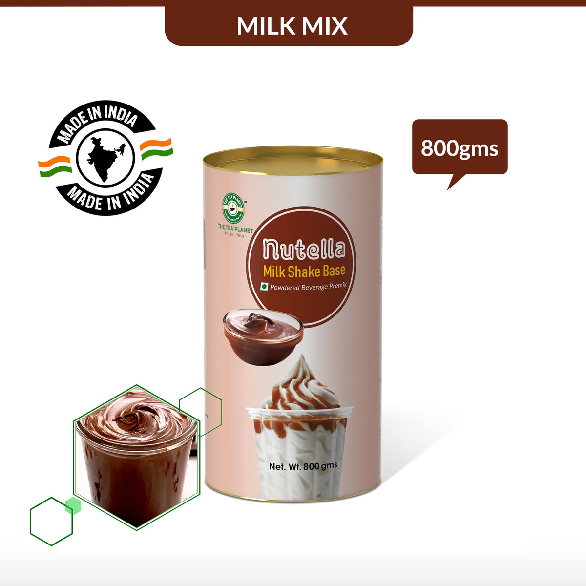 Nutella Thick Milkshake Mix