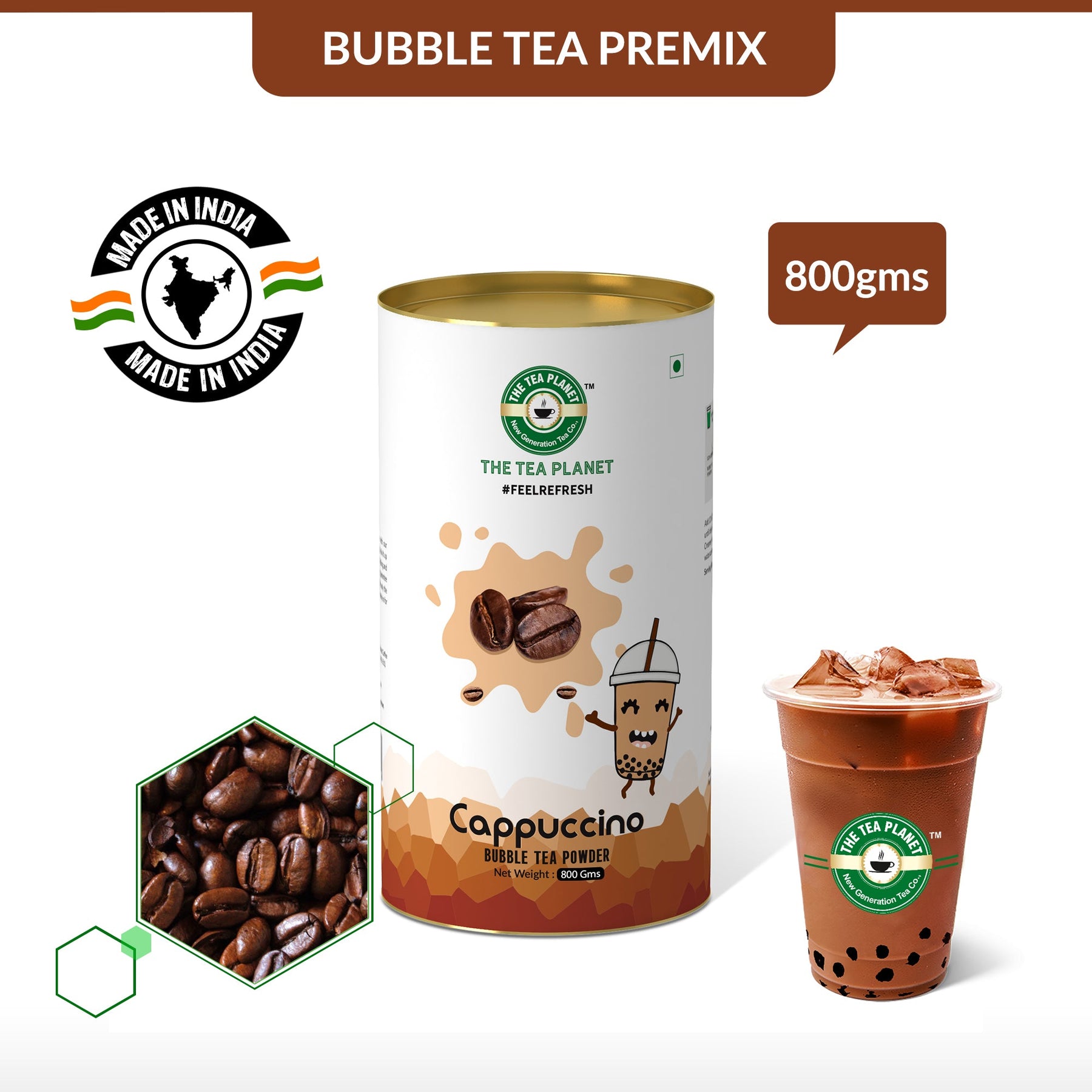 Cappuccino Bubble Tea Premix