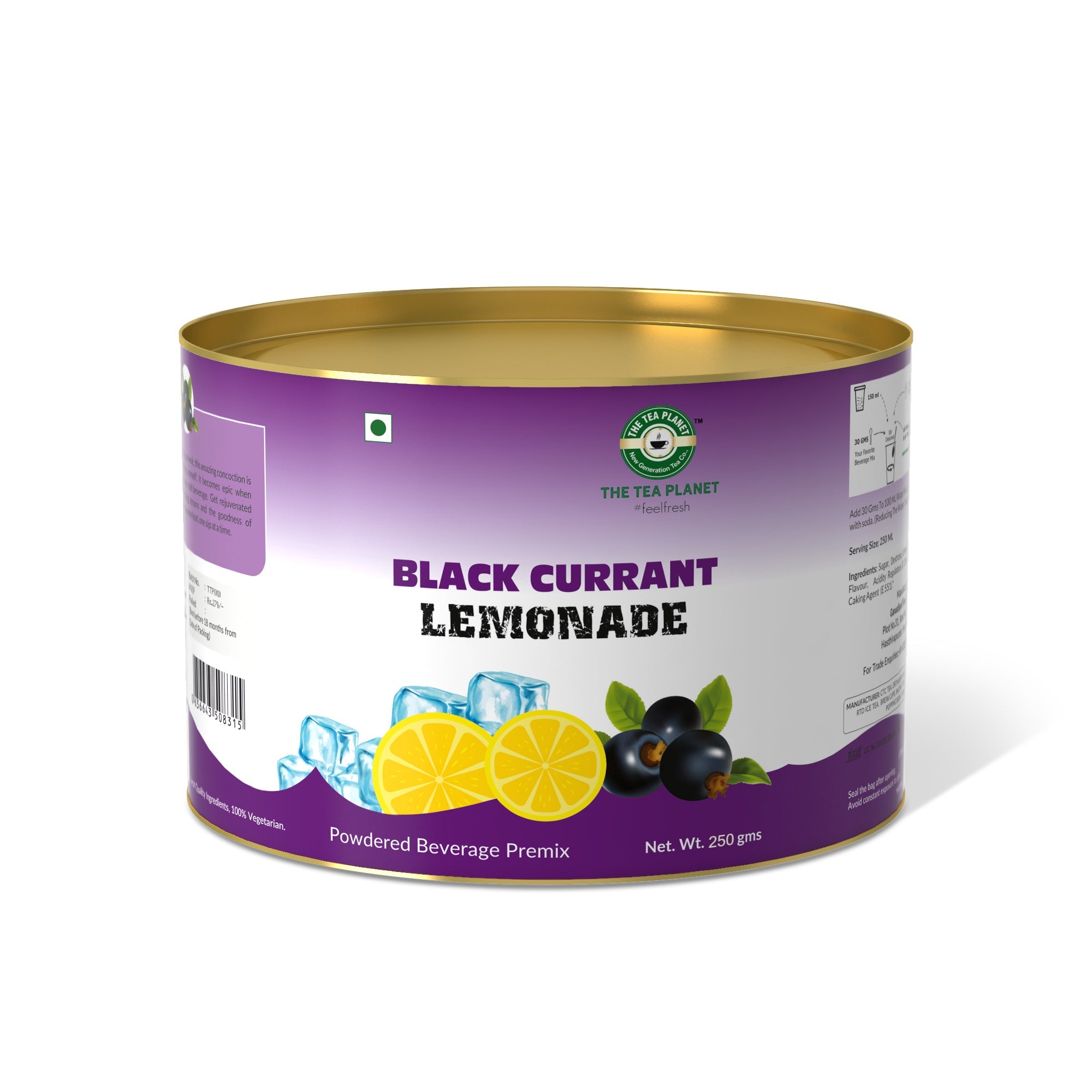Black Currant Lemonade Premix - 250 gms