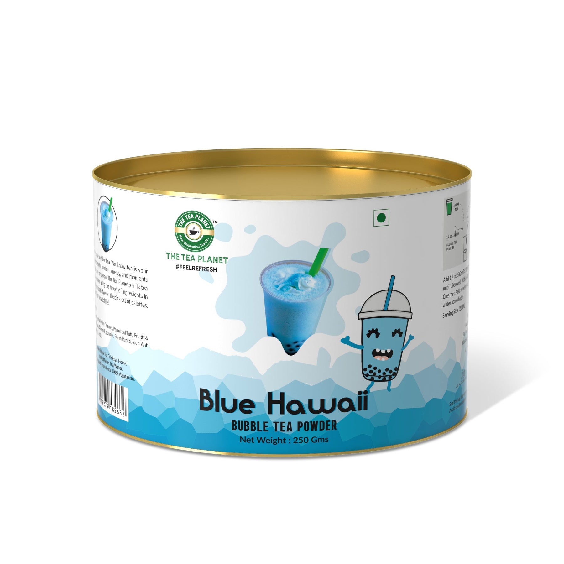 Blue Hawaii Bubble Tea Premix - 250 gms