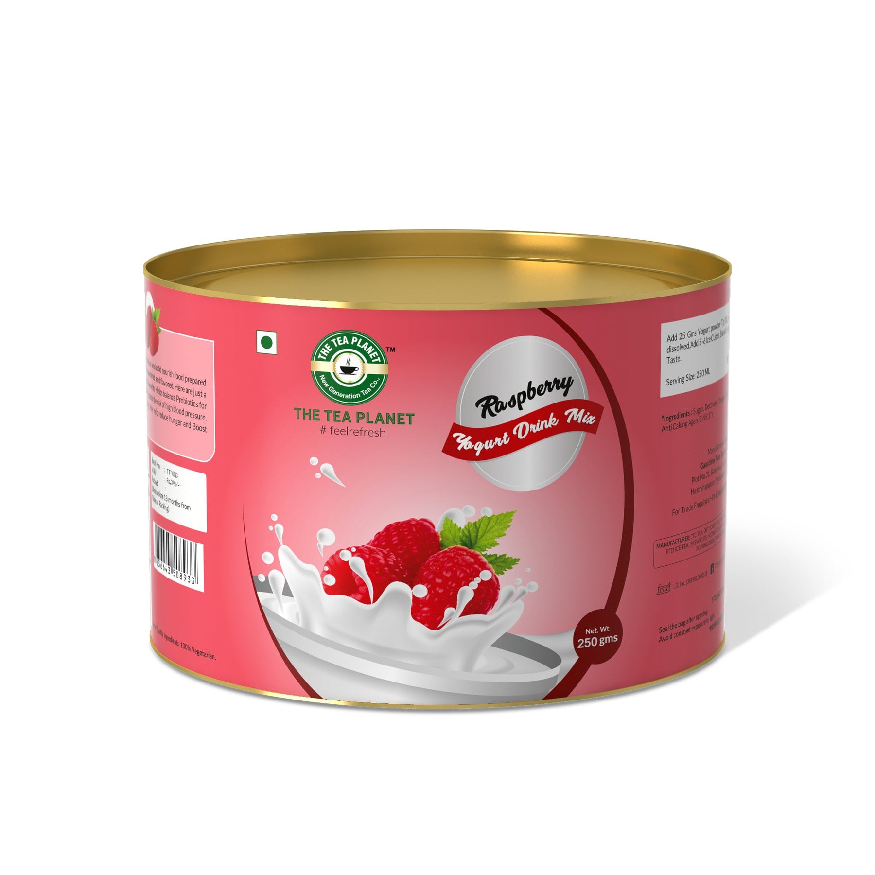 Raspberry Flavored Lassi Mix - 250 gms