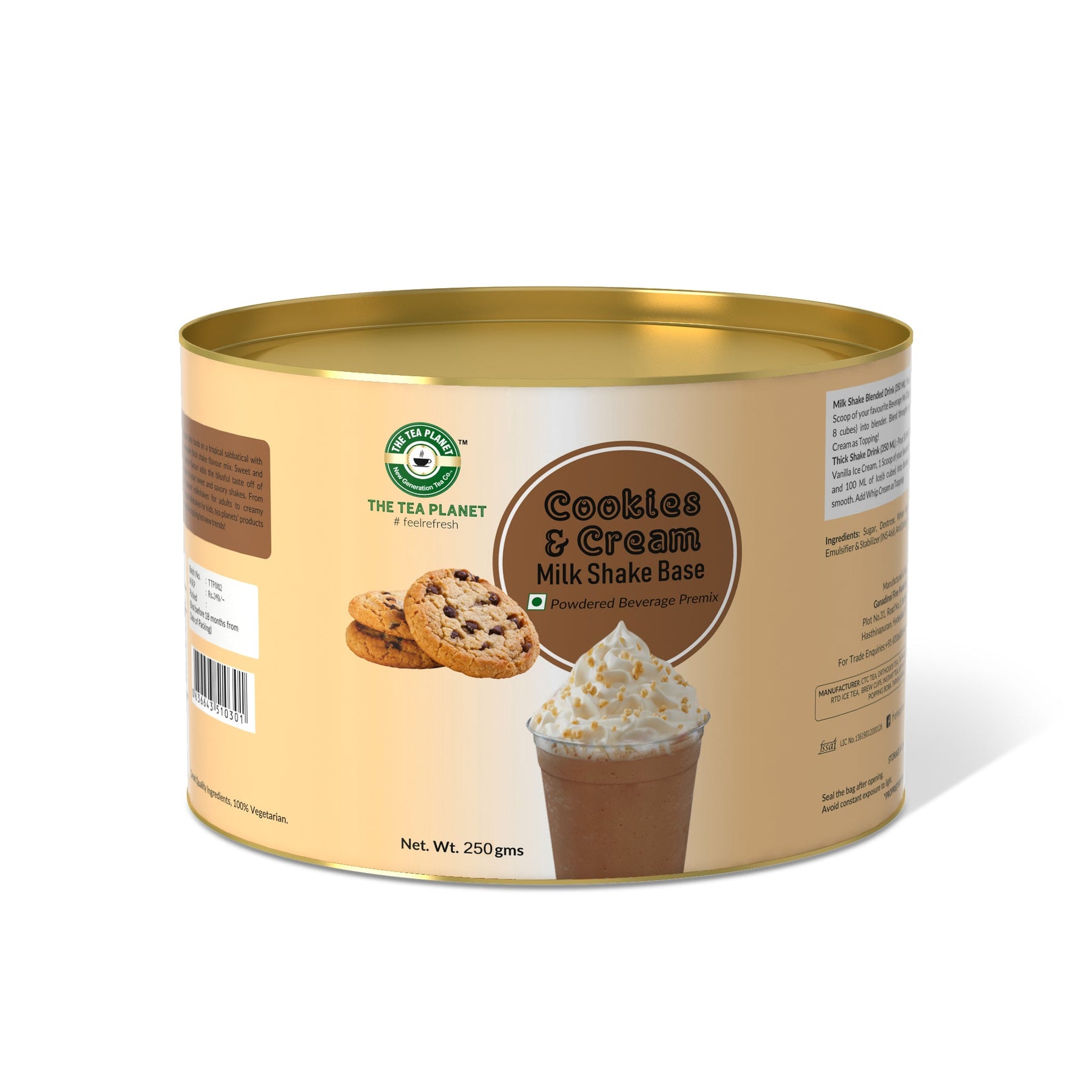 Cookies & Cream Milkshake Mix - 250 gms