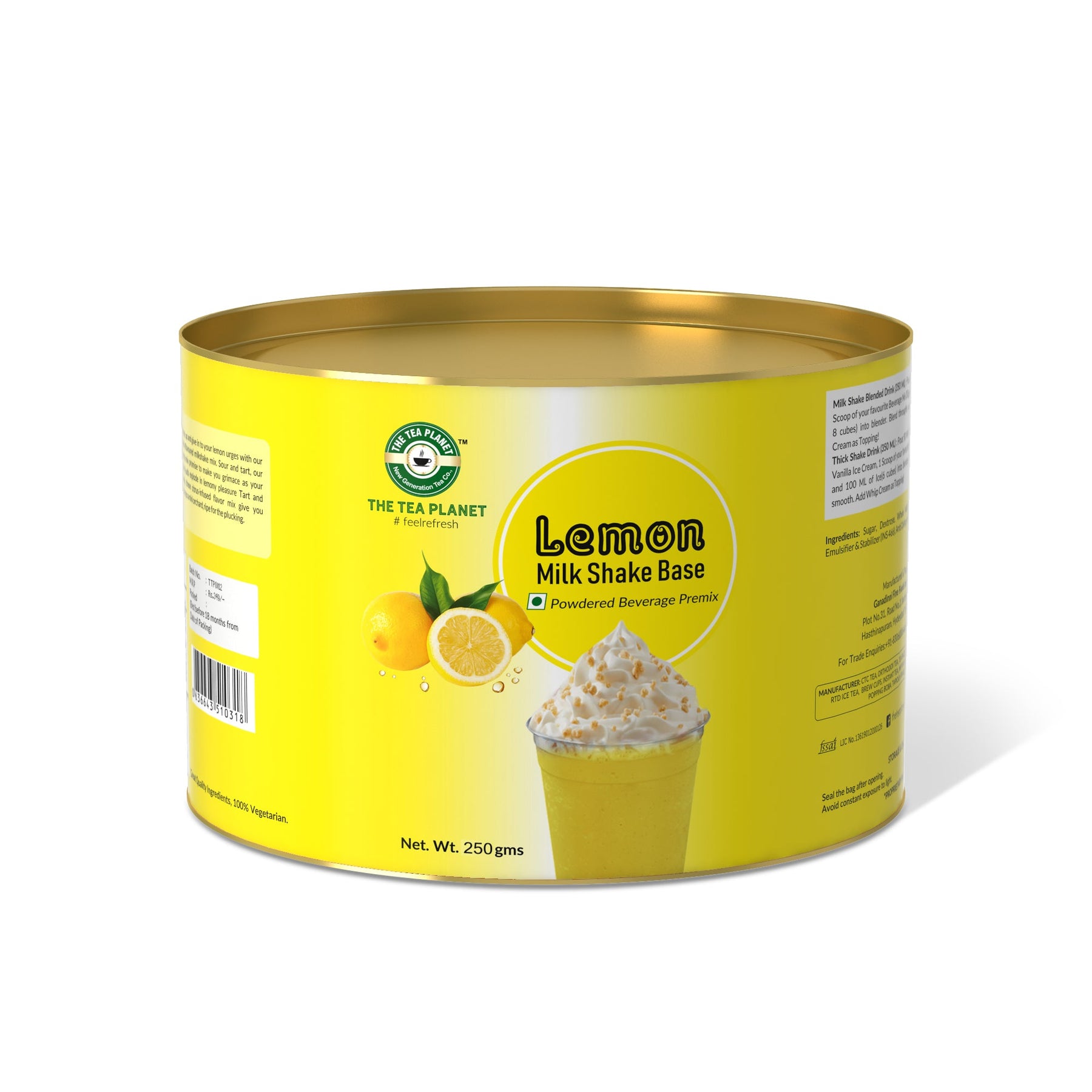Lemon Milkshake Mix - 250 gms