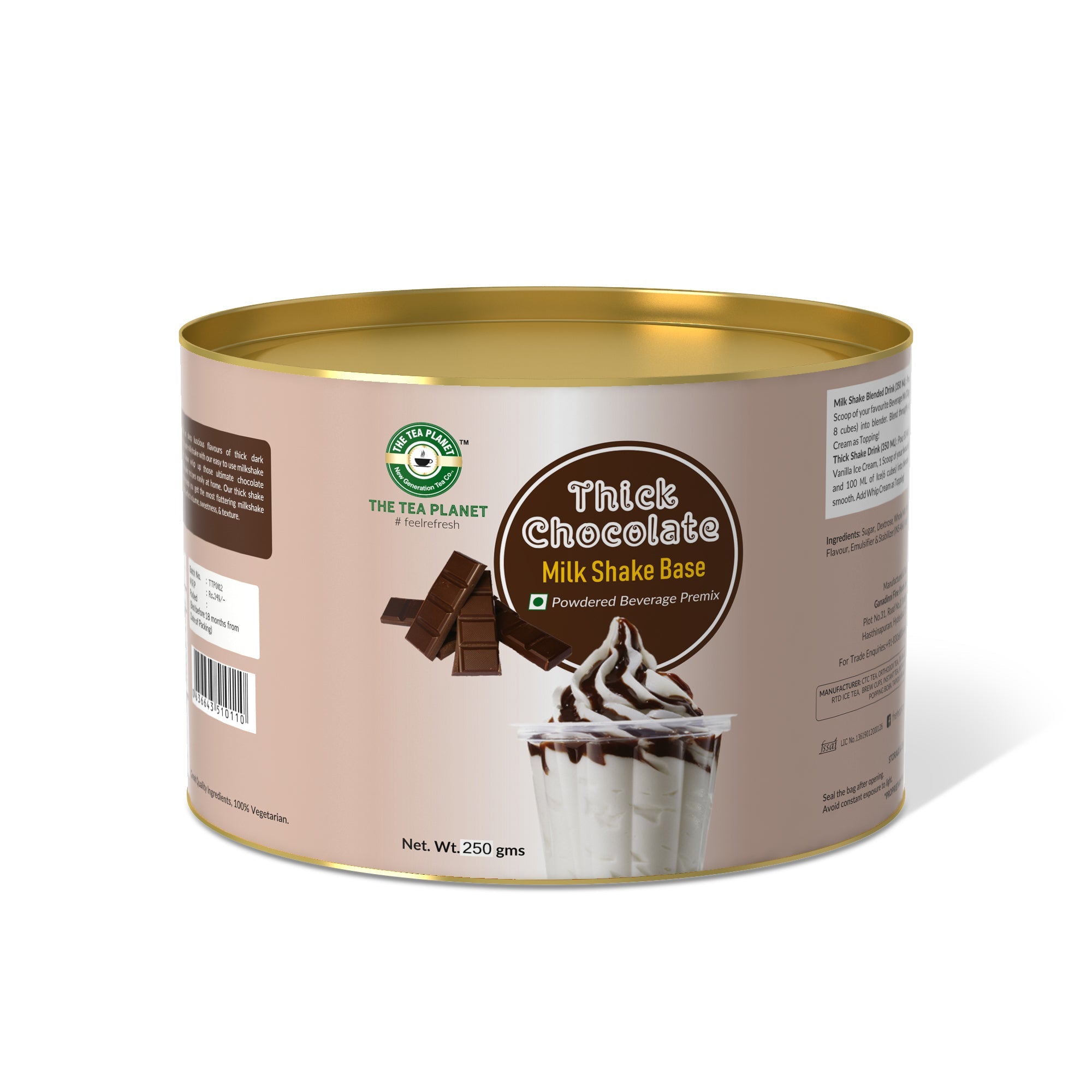 Thick Chocolate Milkshake Mix - 250 gms