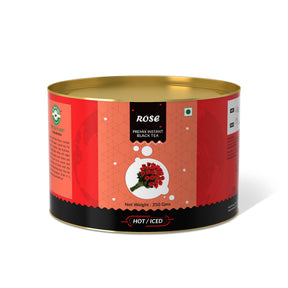 Rose Flavored Instant Black Tea - 250 gms