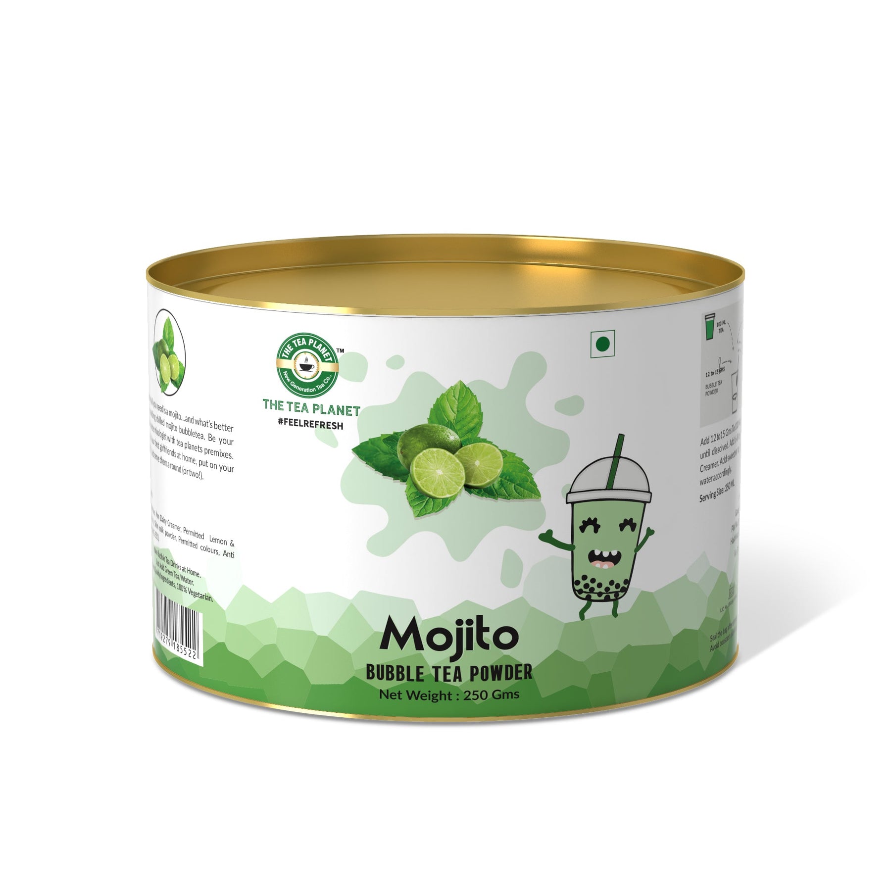 Mojito Bubble Tea Premix - 250 gms