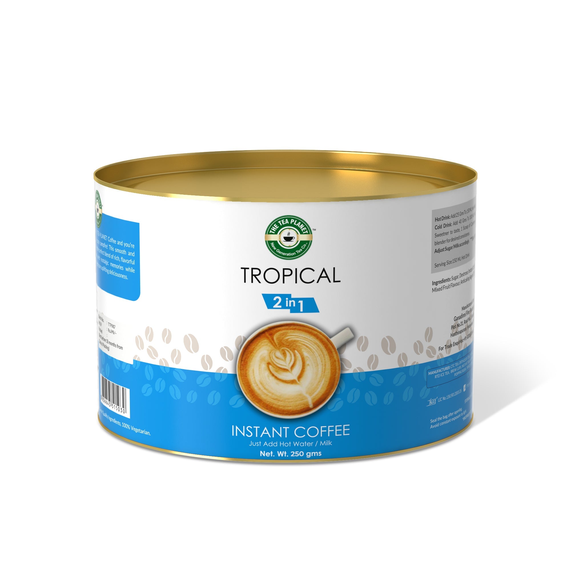 Tropical Instant Coffee Premix (2 in 1) - 250 gms