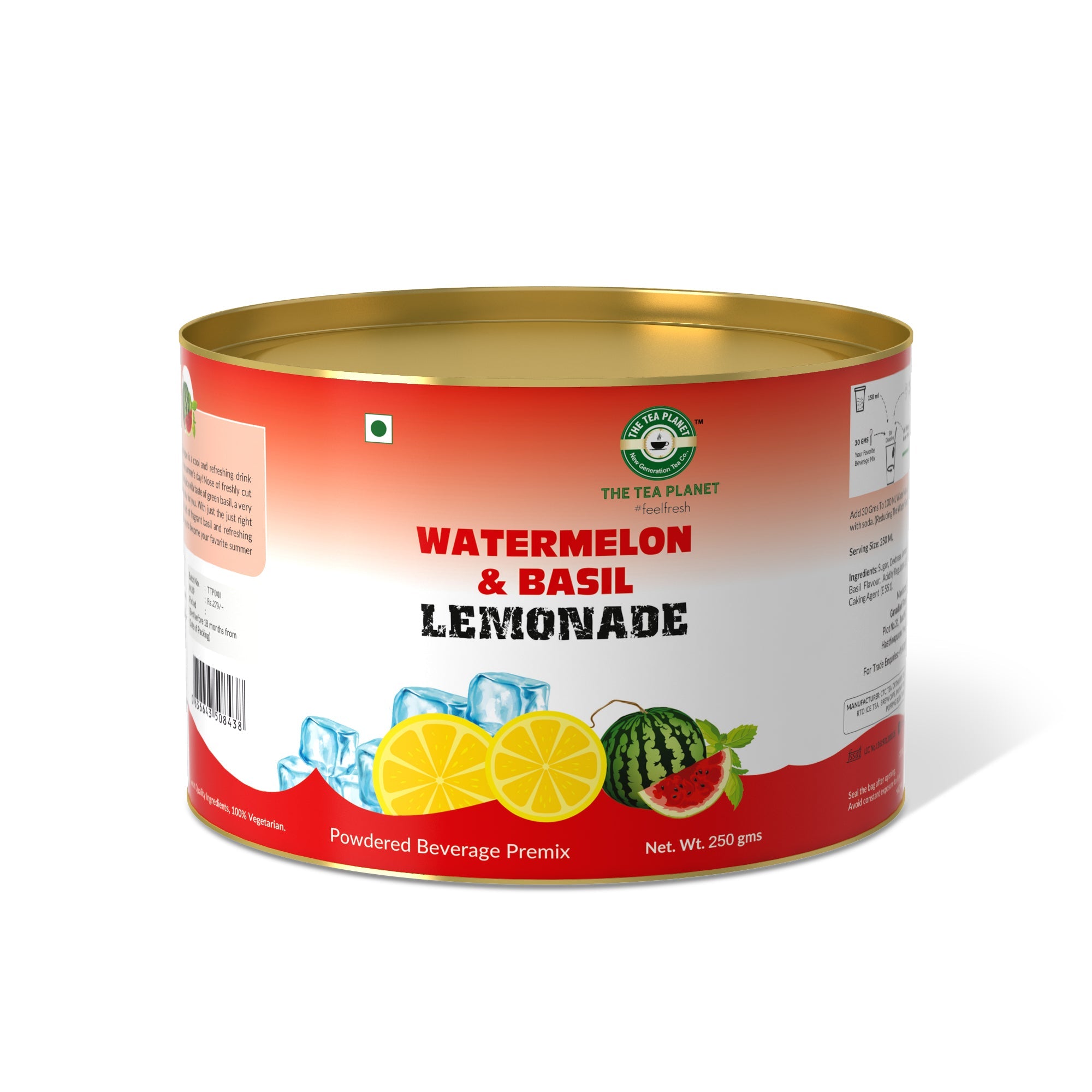 Watermelon & Basil Lemonade Premix - 250 gms