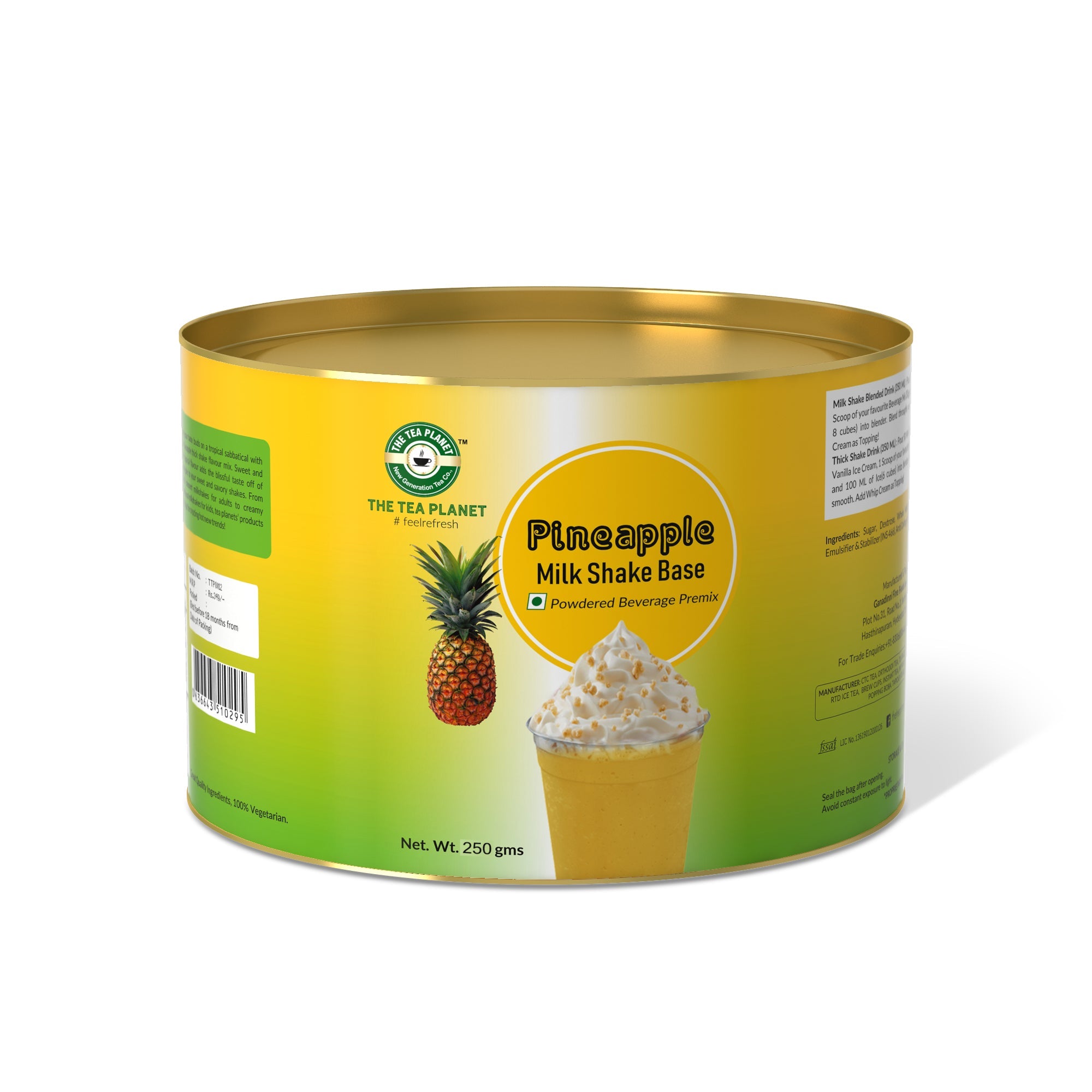 Pineapple Milkshake Mix - 250 gms