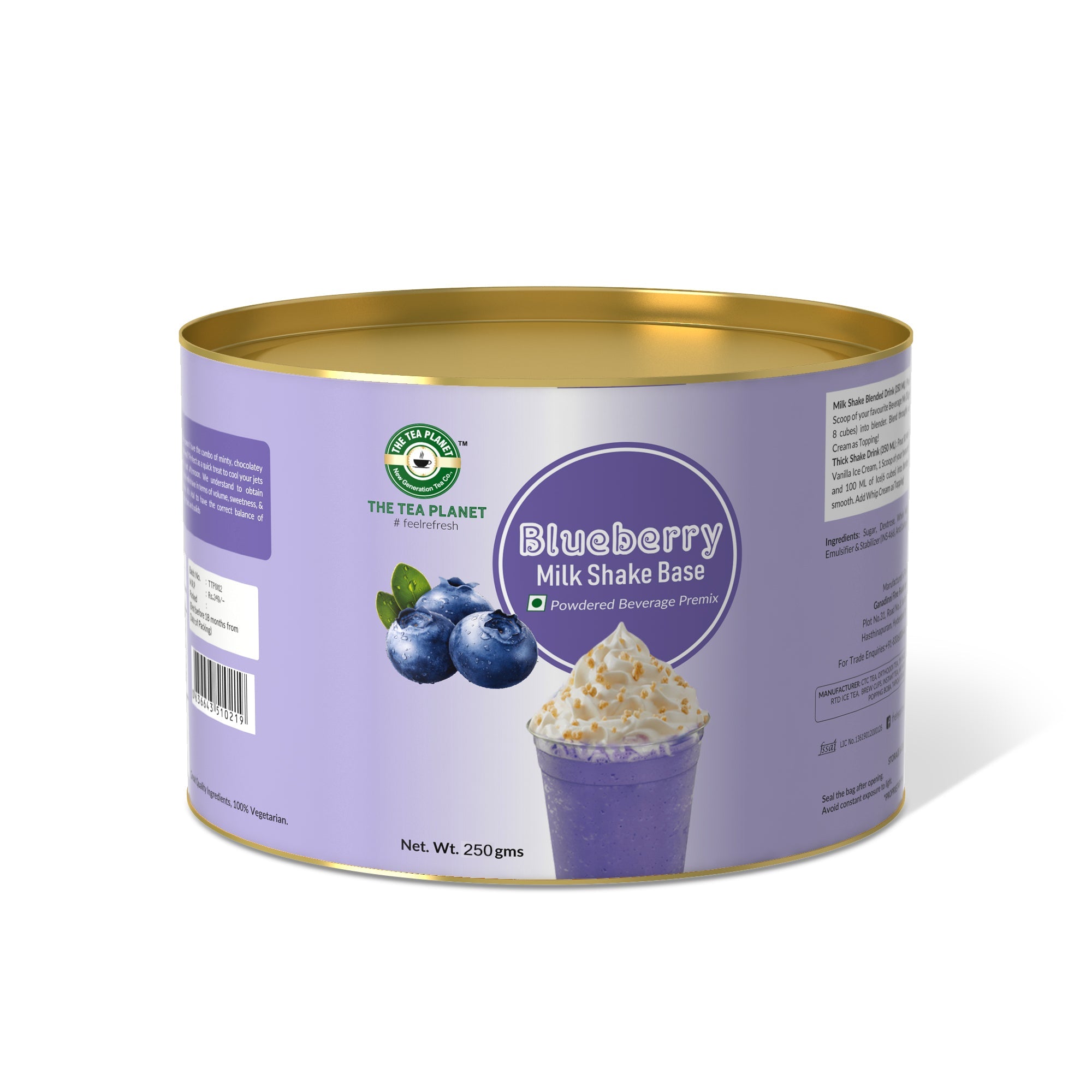 Blueberry Milkshake Mix - 250 gms