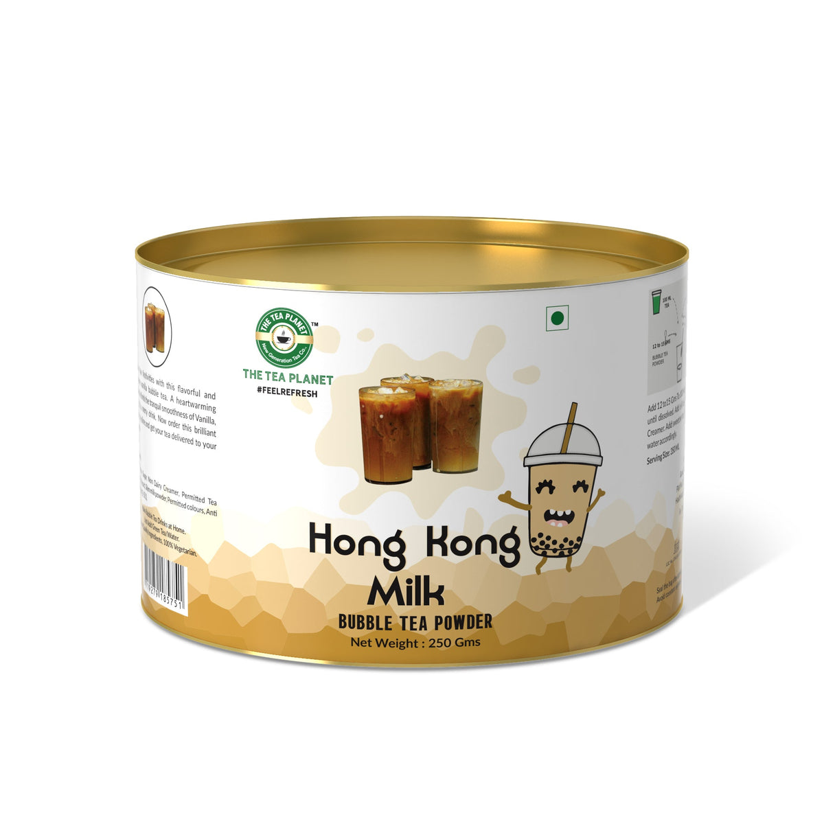 Hong Kong Milk Bubble Tea Premix - 250 gms