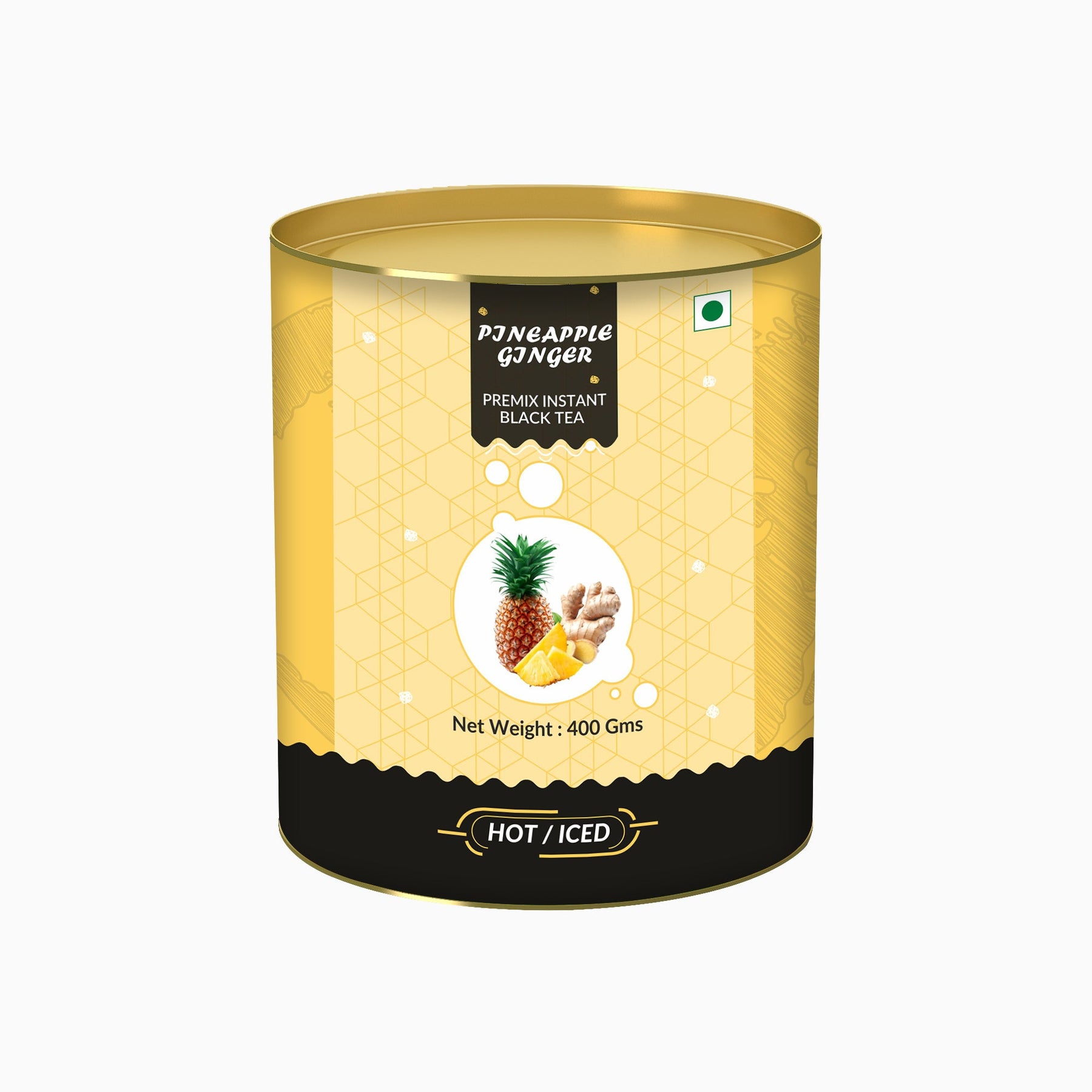 Pineapple With Ginger Flavored Instant Black Tea - 250 gms