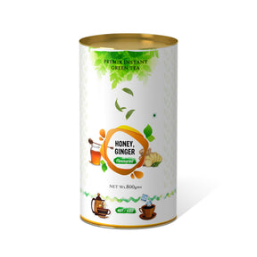 Honey Ginger Flavored Instant Green Tea - 250 gms