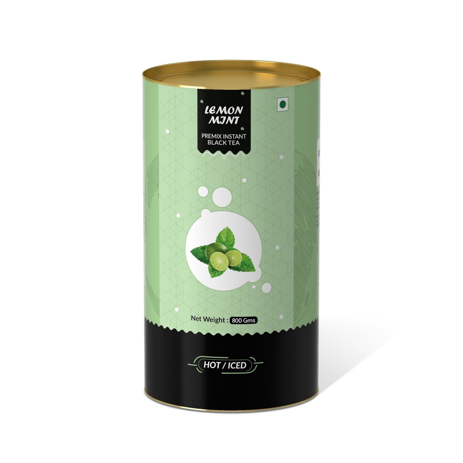 Lemon &mint Flavored Instant Black Tea - 250 gms