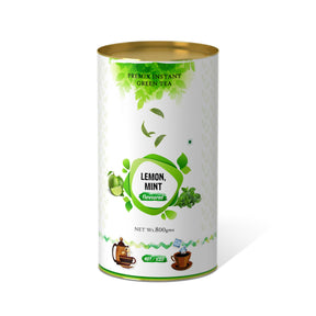 Lemon & Mint Flavored Instant Green Tea - 250 gms