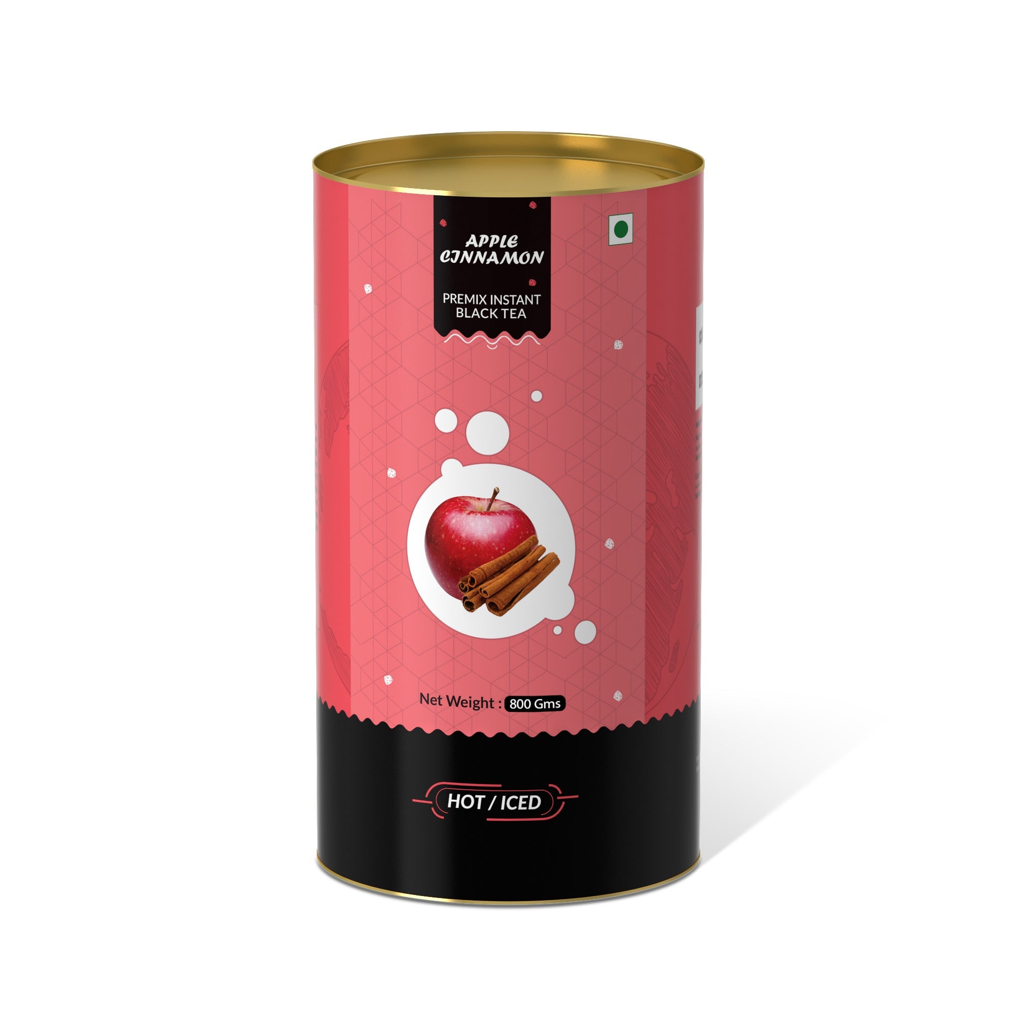 Apple Cinnamon Flavored Instant Black Tea - 250 gms