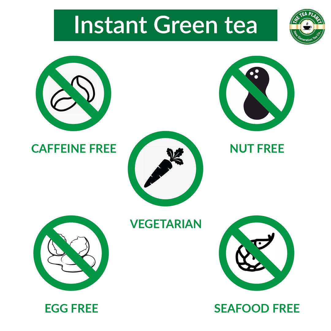 Spearmint Flavored Instant Green Tea - 250 gms