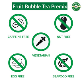Lemon & Peppermint Fruit Bubble Tea Premix