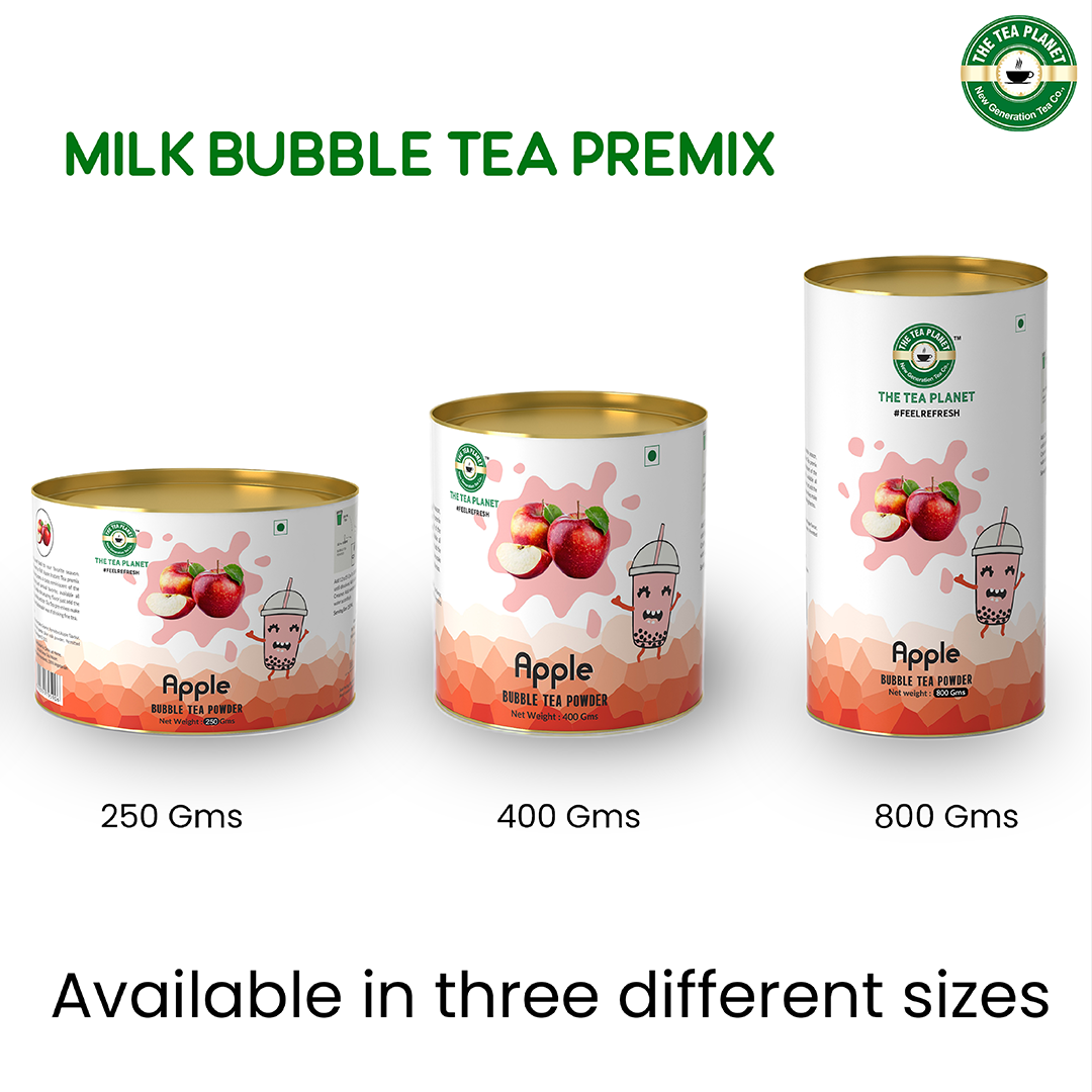 Apple Bubble Tea Premix - 250 gms